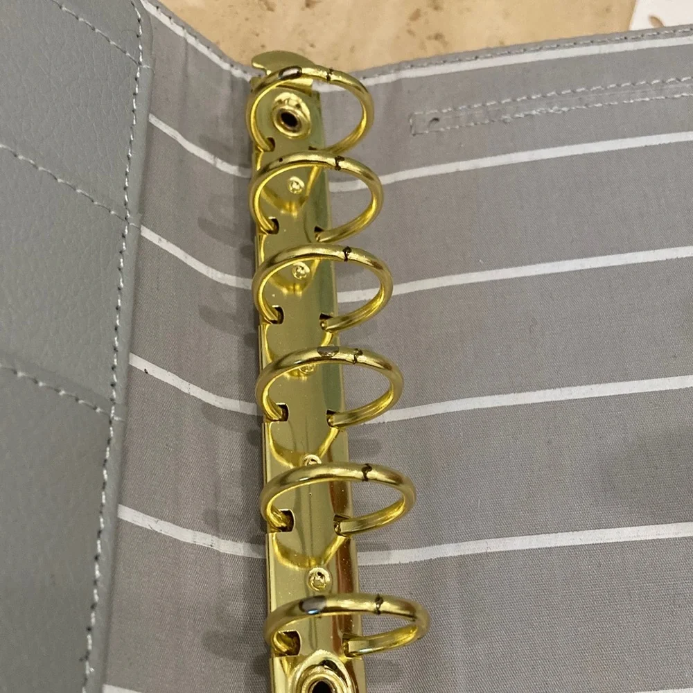 Kikki K Gray and Gold Planner